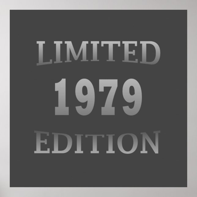 geboren im Jahr 1979 Geburtstagslizenz Poster (Vorne)