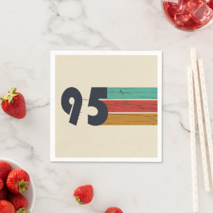 Geboren im Jahr 1995 Vintages Party 30. Geburtstag Serviette