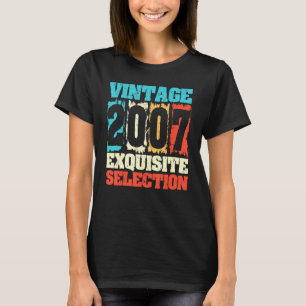 Geboren im Jahr 2007 Geburtstag Exquisite Auswahl T-Shirt