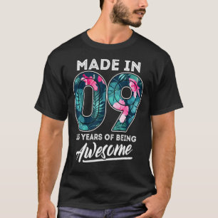 Geboren im Jahr 2009 13-jährige Mädchen Teenager-J T-Shirt