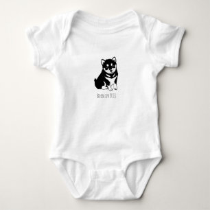 Geboren im Jahr 2018 Baby Bodysuit Strampler