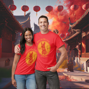Geboren im Jahr der Ratte - Chinesischer Zodiac T-Shirt
