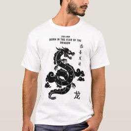Geboren im Jahr des Drachen chinesisches Zodiaka-Z T-Shirt