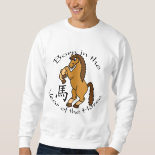 Geboren im Jahr des Pferds Sweatshirt