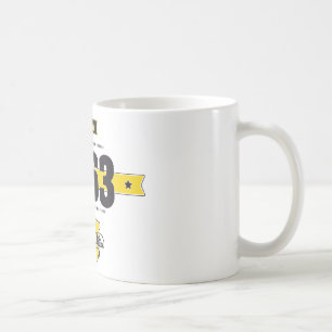 Geboren im Jahre 1963 Kaffeetasse