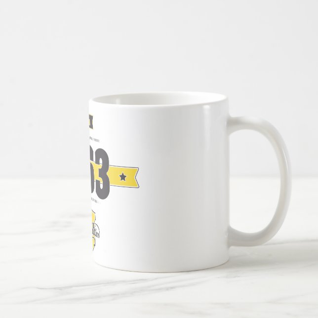 Geboren im Jahre 1963 Kaffeetasse (Rechts)