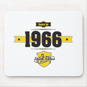 geboren im Jahre 1966 (choco&yellow) Mousepad