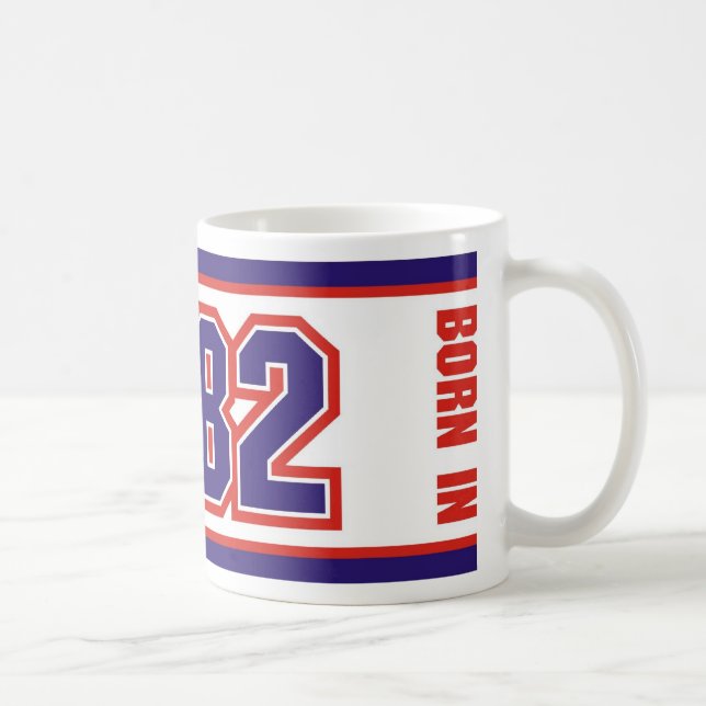 Geboren im Jahre 1982 Kaffeetasse (Rechts)
