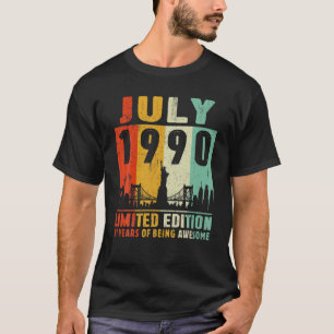 Geboren im Juli 1990 Limited Edition 31St Birthday T-Shirt