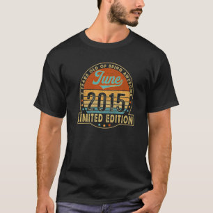 geboren im Juni 2015 Vintagen 7 Jahre alt T-Shirt