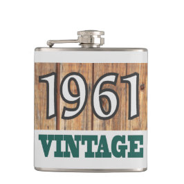 Geboren im Kolben von 1961 Flachmann