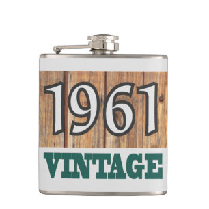 Geboren im Kolben von 1961 Flachmann