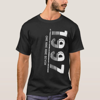 Geboren im oder Vintag 1997 für Männer, Frauen T-Shirt