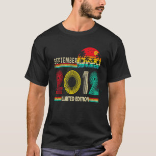 Geboren Im September 2012 Vintag 10. Geburtstag 10 T-Shirt