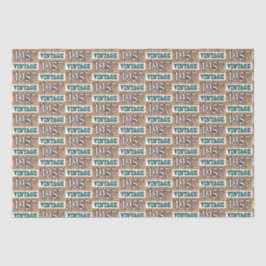 Geboren in 1957 Gewebepapier Seidenpapier