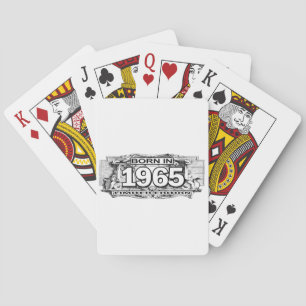 Geboren in 1965 Limited Edition Playing Cards Spielkarten