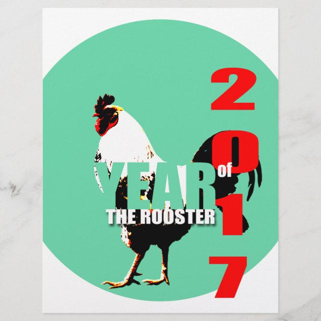 Geboren in chinesischem Roster Jahr 2017 Geburtsta (Vorderseite)