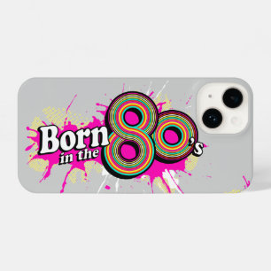 "Geboren in den 80er Jahren" Pop graue rosa iPhone 14 Hülle