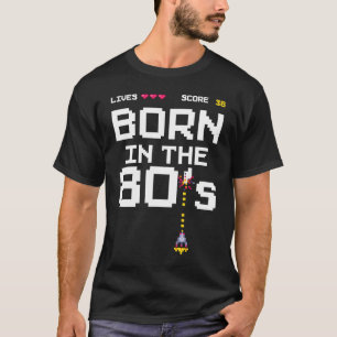 Geboren in den 80er Jahren Retro 36. Geburtstag T-Shirt