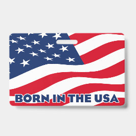 Geboren in den USA Ausweis