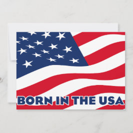 Geboren in den USA Feiertagskarte