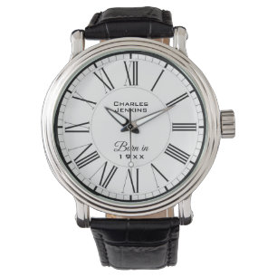 Geboren in diesem Jahr - Das Jahr der Geburt hinzu Armbanduhr