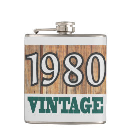 Geboren in Flasche von 1980 Flachmann