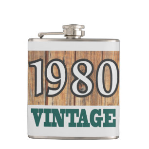 Geboren in Flasche von 1980 Flachmann