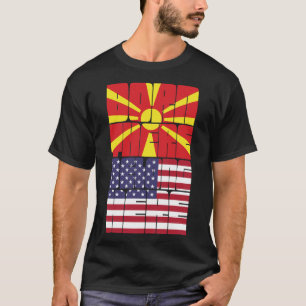 Geboren in Mazedonien, Amerikaner zu sein T-Shirt