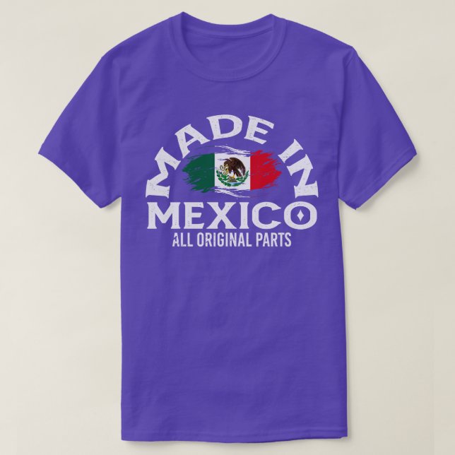 Geboren in Mexico T-Shirt (Design vorne)
