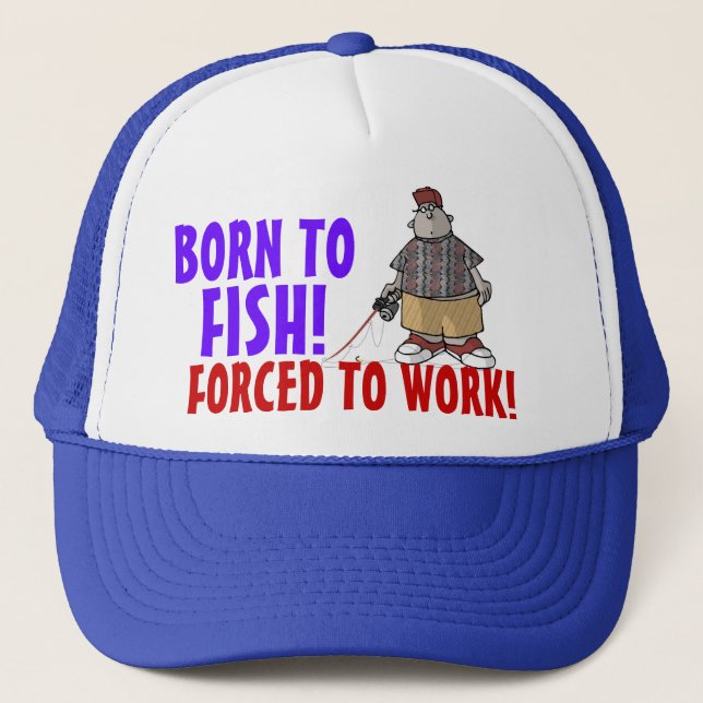 Geboren, Kappe zu fischen (Vorderseite)