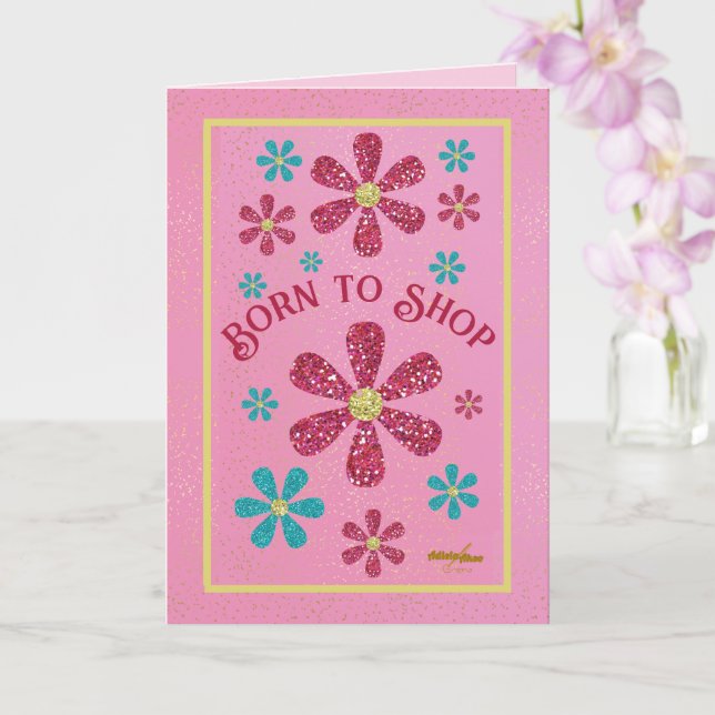 Geboren, Karte von Poet Adiela Akoo zu kaufen (Orchidee)