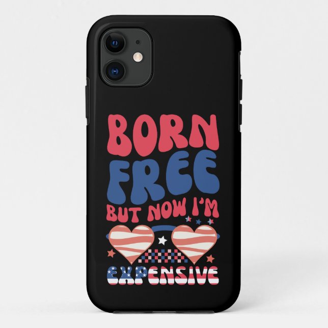 Geboren kostenlos aber jetzt bin ich teuer lustig  Case-Mate iPhone hülle (Rückseite)