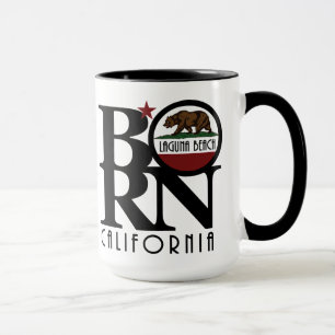 GEBOREN Laguna Beach CA 15oz Tasse