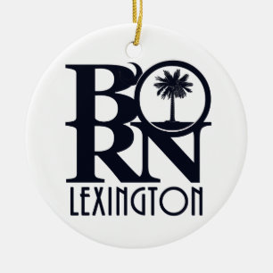 GEBOREN Lexington SC Keramik Ornament