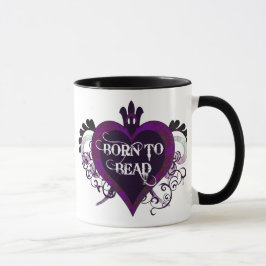 Geboren, (lila) Tasse zu bördeln