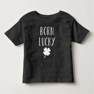 Geboren Lucky   Niedlicher St. Patrick's Day Kleinkind T-shirt