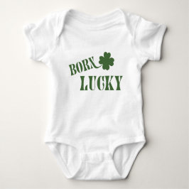 Geboren Lucky St Patricks Säugling Bodysuit Baby Strampler