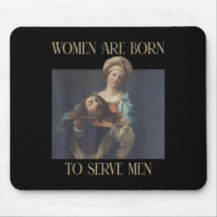 Geboren, Männer zu bedienen Funny Boss Girl Motivi Mousepad