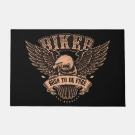 Geboren, mit Bald Eagle kostenlos zu fahren Fußmatte