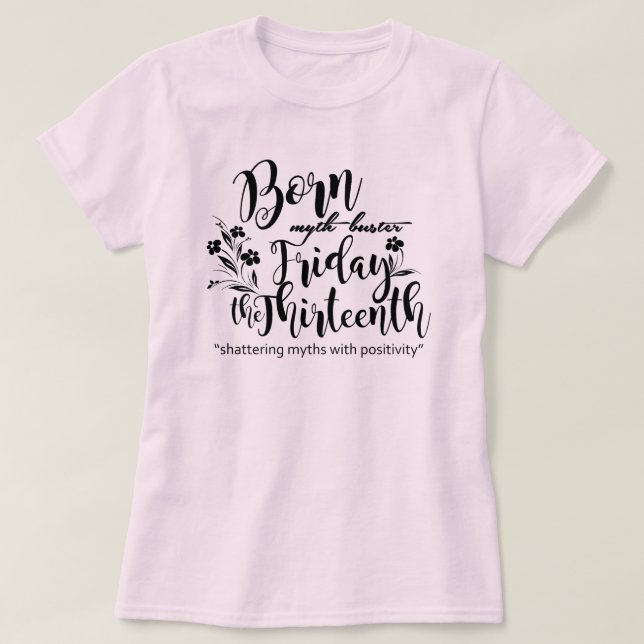 Geboren Mythos Buster T-Shirt (Design vorne)