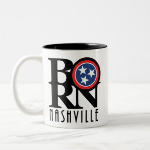 GEBOREN Nashville Zweifarbige Tasse