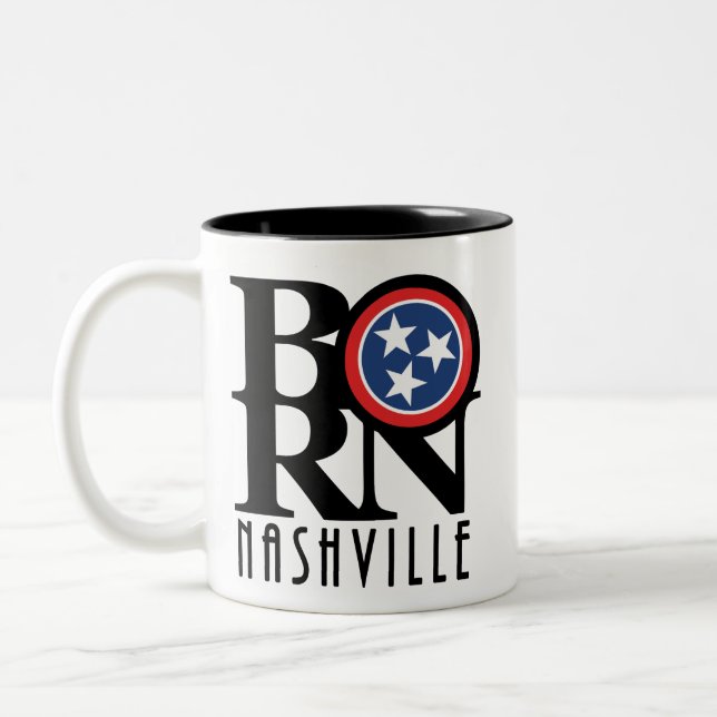 GEBOREN Nashville Zweifarbige Tasse (Links)