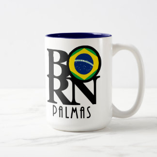 GEBOREN Palmas 11oz Zweifarbige Tasse