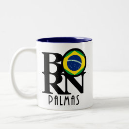 GEBOREN Palmas 11oz Zweifarbige Tasse