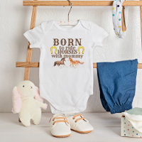 Geboren Pferde mit Mami zu reiten