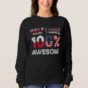 Geboren Polnisch USA Staatsbürgerschaft Raglan Sweatshirt