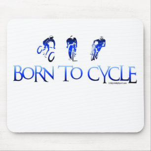 GEBOREN RADZUFAHREN MOUSEPAD