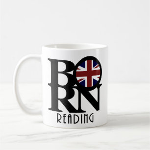 GEBOREN Reading England 11oz Kaffeetasse