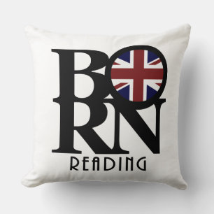GEBOREN Reading England Kissen